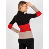 RELEVANCE Blouse-RV-BZ-8465-1.02P-black-beige | Shoptok.si