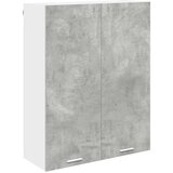  Viseča omarica s polico Riga Betonsko siva 80 x 31 x 100 cm | Shoptok.si