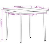  3-dijelni vrtni blagovaonski set crni | Eponuda.com