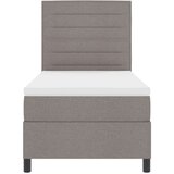 Box spring krevet Sivo-smeđa 90 x 200 cm tkanina | shoptok.hr