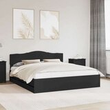 Okvir za krevet Crna 180 x 200 cm Inženjersko Drvo - Crna 180 x 200 cm | shoptok.hr