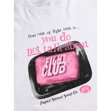 Sinsay Pamučna comfort majica s printom Fight Club Slike