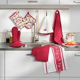 Douceur d intérieur Crveni/bijeli pamučan ručnik od frotira 60 cm Cerisette – | shoptok.hr