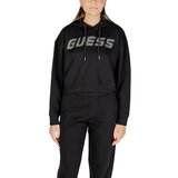 Guess PRIMULA RHINESTONES HOODIE SWE V5GQ09 KCRP0 Crna Cijene