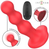 Intense Cody Vibrator with Suction Cup & Remote Control Red Cene