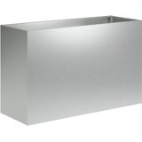  Vrtna saksija Srebrna 80 x 40 x 50 cm Pocinčani čelik | shoptok.hr