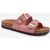 Boto Women's Slip-On Sandals On Cork Sole Light Pink Cortina | Shoptok.si