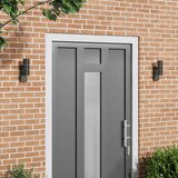  Vanjska zidna lampa 2 pcs Crna 7 x 10 x 22 cm | shoptok.hr