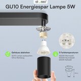 ALUSSO stropna svetilka s 3 vrtljivimi GU10 LED reflektorji | Shoptok.si