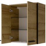 Pelipal Stenska kopalniška omarica v hrastovem dekorju v naravni barvi 72x60 cm Quickset 395 – | Shoptok.si