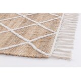 BIZZOTTO Bela/v naravni barvi ročno tkana preproga iz jute 60x90 cm Shaila – | Shoptok.si