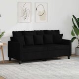  Dvosjed od tkanine crni 140 cm | Eponuda.ba