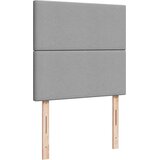  Otomanski krevet s madracem svijetlosivi 100x200 cm tkanine | shoptok.hr