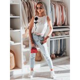 DStreet Koszulka damska na ramiączkach w kwiaty PETITO biały | Shoptok.si