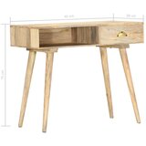  Konzolna mizica 90x45x75 cm trden mangov les | Shoptok.si