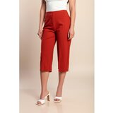 Fenzy Plus Size Kapri Hlače, Opečnate | Shoptok.si