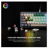 Fantech MK912 atom PRO63 rgb blue switch gejmerska bežična mehanička tastatura siva | Eponuda.com