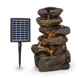 Blumfeldt Savona, solarna fontana, 2,8 W, poliresin, 5 ur, akumulator, LED osvetlitev, videz kamna Cene