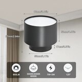 BOYIR 3x 80 mm LED nadometni reflektor | Shoptok.si