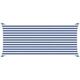 vidaXL Sončno platno Modra in bela 4,5 x 2 m 100% poliester Oxford, (5000222456) | Shoptok.si
