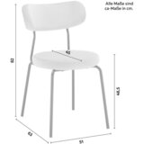 Bessagi Home stol lea, bež, žamet | Shoptok.si