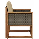  Srednja sofa za van Čvrsto drvo akacije Prirodna | shoptok.hr