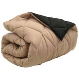  Zimska posteljnina Črna in taupe 220 x 155 cm Mikrovlakna, (5000147318) | Shoptok.si