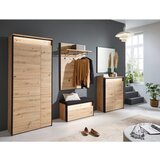 Voleo omara za čevlje črna, hrast artisan | Shoptok.si