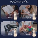 Zopa silikonska LED noćna lampica s baterijskom svjetiljkom – Dino | shoptok.hr