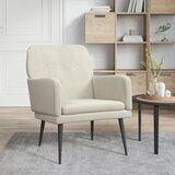 vidaXL Fotelja krem 62 x 79 x 79 cm baršunasta Cijene