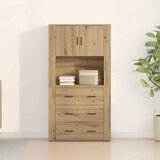 Highboard Umjetnički hrast 80 x 33 x 150 cm Konstruirano drvo | Eponuda.ba