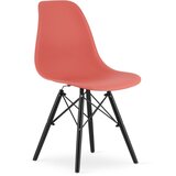 Brandless Stol OSAKA cinabarit / črne noge x 4, (22030610) | Shoptok.si