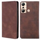 INORCO Za Infinix Hot 20i 4G PU usnjena torbica za telefon, stojalo, držalo za kartico Skin-touch Cover, (22035688) Cene