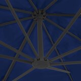 vidaXL konzolni suncobran s aluminijskom šipkom 4 x 3 m azurno plavi | shoptok.hr