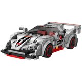 Kockice za slaganje trkaćeg automobila Speed - 363 elemenata - sivi | Shoptok.si
