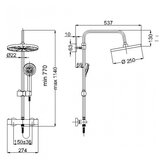  MJEŠALICA ZA TUŠ KADU THERMO 15 SET RUBINETA | shoptok.hr
