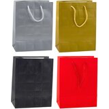 GIFT Bag Structured Squares Elegant 23 x 18 x 10 cm Cene