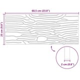  Kamen za hodanje 6 pcs Crna 60 5 x 25 x 2 cm Guma - Crna | shoptok.hr