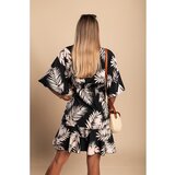Fenzy Elegantna Mini Obleka S Potiskom Toretta, Črna | Shoptok.si