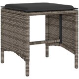  6-dijelni set vrtnih sofa od poliratana s jastucima sivi | shoptok.hr