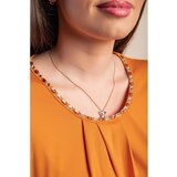 Fenzy Plus Size Majica S 3/4 Rokavi, Oranžna | Shoptok.si