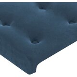  Okvir za krevet s uzglavljem tamnoplavi 90x190 cm baršunasti | shoptok.hr