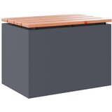  Vrtna klupa 1-Broj sjedala 60 x 40 x 43 cm Čelik Antracit | shoptok.hr