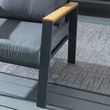 Ambia Garden LOUNGE ZOFA tkanina les evkaliptusa masivno aluminij | Shoptok.si