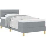  Krevet s opruga kutije Svijetlo siva 80 x 200 cm tkanina | shoptok.hr