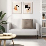 Jastuk za leđa Sivo-smeđa 60 x 50 cm Mikrofiber tkanina | shoptok.hr
