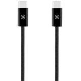 Onasi SuperFast podatkovni kabel Type C dožina 2 m 100W - črn | Shoptok.si