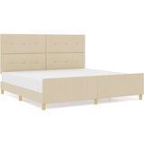  Postelja Krem 200x200 cm iz Tkanine, (22051888) | Shoptok.si