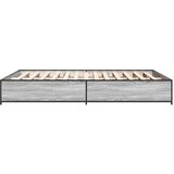  Okvir za krevet boja hrasta 120x190cm konstruirano drvo i metal | shoptok.hr