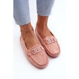 Boto Women's Fashionable Suede Moccasins Light Pink Rabell | Shoptok.si